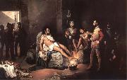 unknow artist The fever of the gold or the interrogations of Coyoacan Germany oil painting reproduction